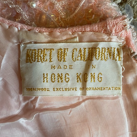 Koret of California Vintage Beaded Sequin Wool Top - Picture 6 of 10